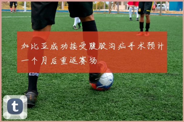 加比亚成功接受腹股沟疝手术预计一个月后重返赛场